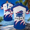 Buffalo Bills Hawaiian Shirt, White Blue Bills Logo, Unique Hawaiian Shirt