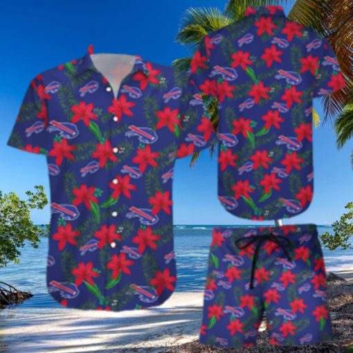 Buffalo Bills Hawaiian Shorts and Shirt Summer Beach Shirt Full Over Printt