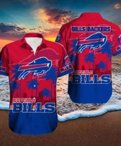 Buffalo Bills Hawaiian Tracksuit Button Down Shirt Drawstring Beach Shorts Gifts