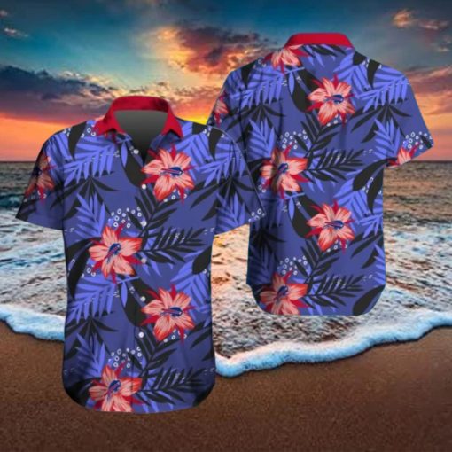 Buffalo Bills Hawaiian Tracksuit Floral Outfits Button Down Shirt Beach Shorts