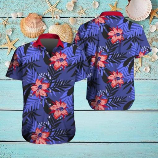 Buffalo Bills Hawaiian Tracksuit Floral Outfits Button Down Shirt Beach Shorts