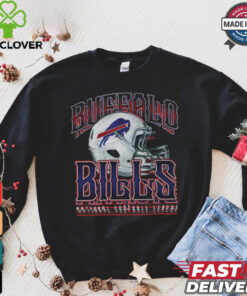 Buffalo Bills Helmet Garment Dyed Heavyweight T Shirt