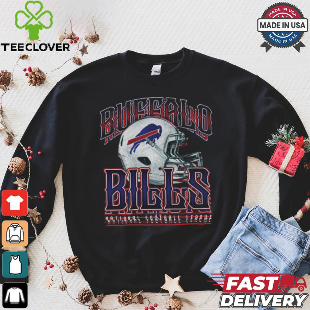 Buffalo Bills Helmet Garment Dyed Heavyweight T Shirt Buffalo Bills Helmet Garment Dyed Heavyweight T Shirt