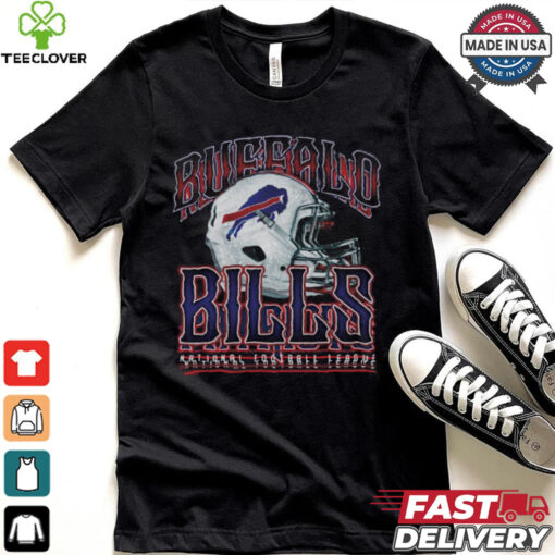 Buffalo Bills Helmet Garment Dyed Heavyweight T Shirt