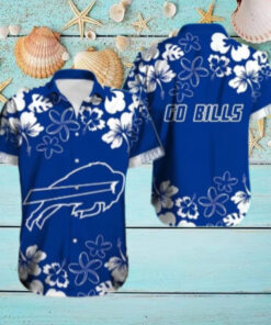 Buffalo Bills Hibiscus Floral Go Bills Hawaiian Shirt