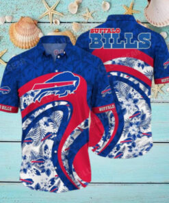 Buffalo Bills Hibiscus Wave Hawaiian Shirt