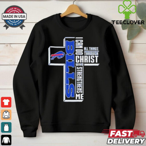 Buffalo Bills I can do all things through Christ who strengthens me shirt