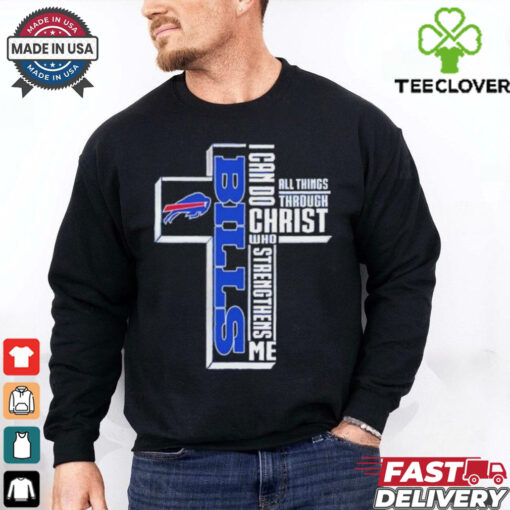 Buffalo Bills I can do all things through Christ who strengthens me shirt