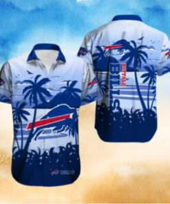 Buffalo Bills Island Sunrise Gradient Hawaiian Shirt