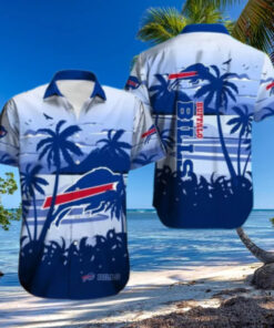 Buffalo Bills Island Sunrise Gradient Hawaiian Shirt