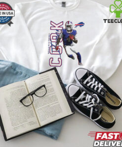 Buffalo Bills James Cook script signature shirt