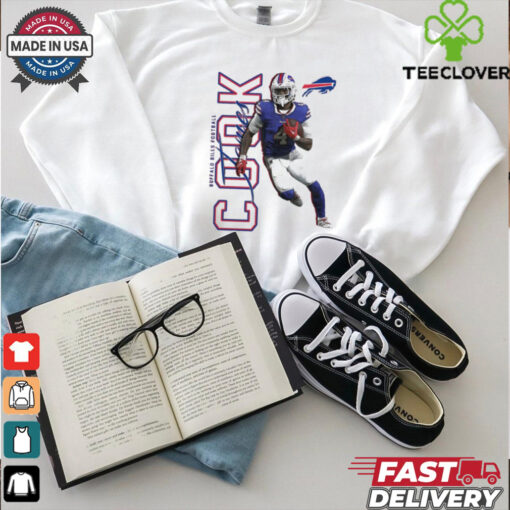 Buffalo Bills James Cook script signature shirt