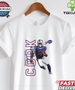 Buffalo Bills James Cook script signature shirt