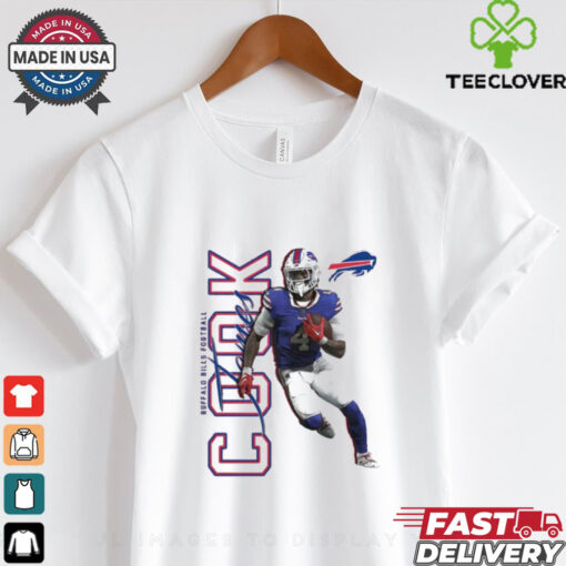 Buffalo Bills James Cook script signature shirt