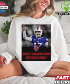 Buffalo Bills Josh Allen Biggest takeaways from Yesterda’s Game photo shirt 1 Buffalo Bills Josh Allen Biggest takeaways from Yesterda’s Game photo shirt