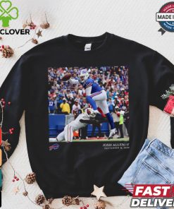 Buffalo Bills Josh Allen Black NFL Flash Features Week 1 T Shirt