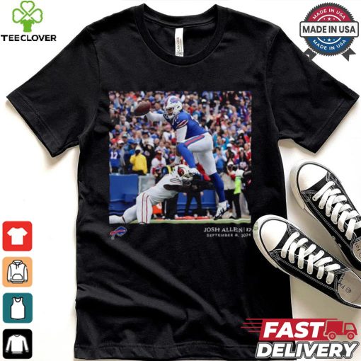 Buffalo Bills Josh Allen Black NFL Flash Features Week 1 T Shirt