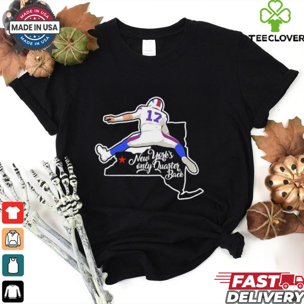 Buffalo Bills Josh Allen New York’s only quaterback hurdle shirt Buffalo Bills Josh Allen New York’s only quaterback hurdle shirt