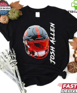 Buffalo Bills Josh Allen black helmet shirt