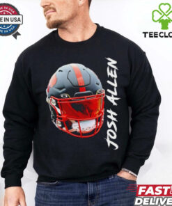 Buffalo Bills Josh Allen black helmet shirt