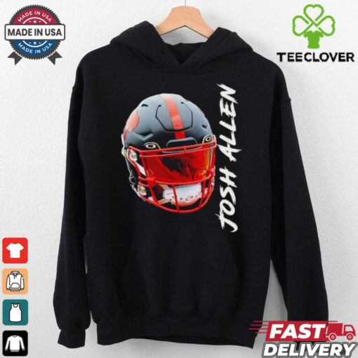 Buffalo Bills Josh Allen black helmet shirt