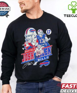 Buffalo Bills Josh Allen forever number 17 true Legends in our hearts signature shirt