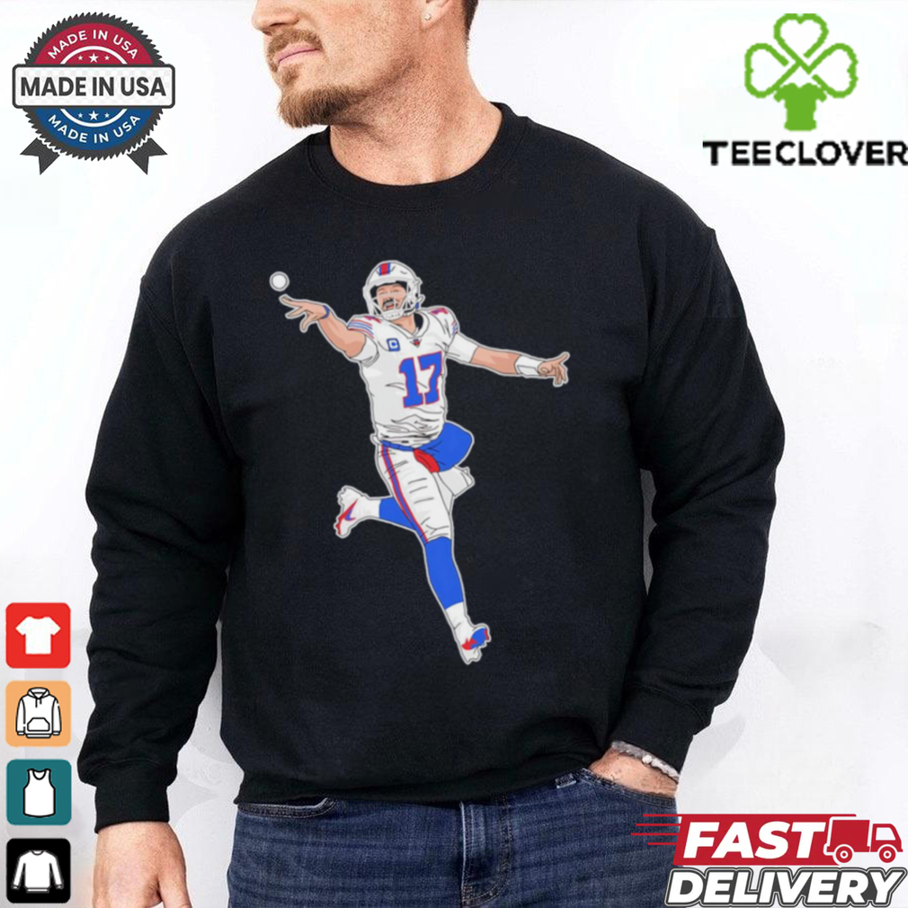 Buffalo Bills Josh Allen star rose cartoon shirt Buffalo Bills Josh Allen star rose cartoon shirt