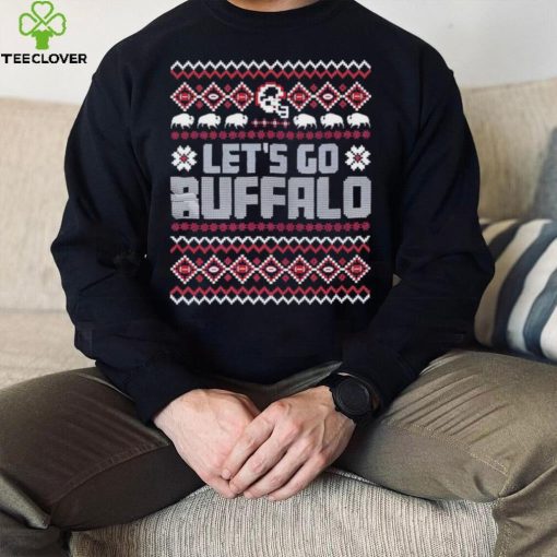 Buffalo Bills Let’s Go Buffalo Christmas Ugly Sweatshirt