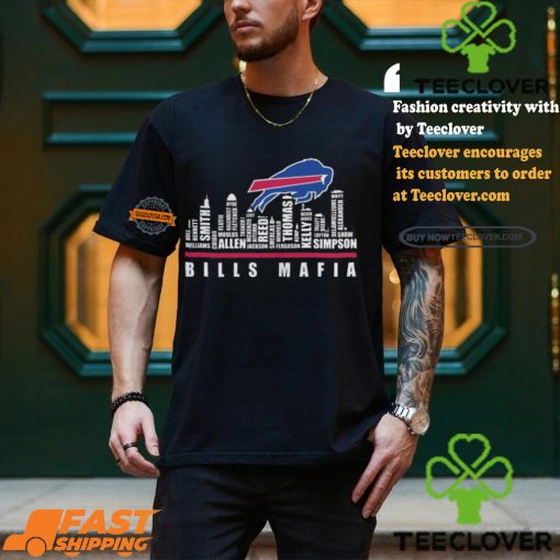 Buffalo Bills Mafia The Bronx Skyline Players Name 2024 Shirt
