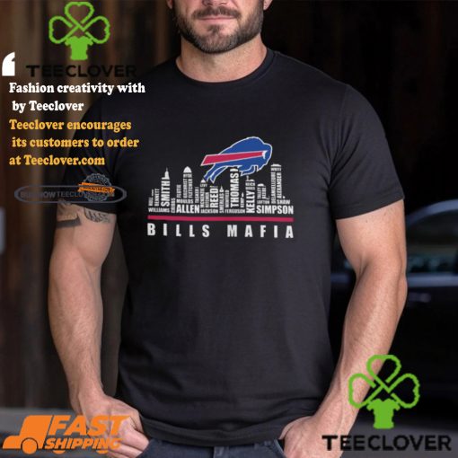 Buffalo Bills Mafia The Bronx Skyline Players Name 2024 Shirt