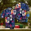 Buffalo Bills Floral Wavy Lines Hawaiian Shirt