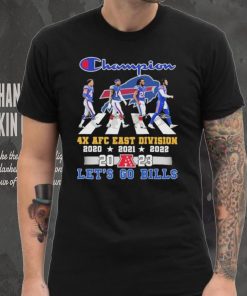 Buffalo Bills Member Street Champion 4x AFC east division 2023 let’s go bills shirt