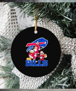 Buffalo Bills Mickey Mouse Donald Duck Goofy Baseball Ornament Christmas