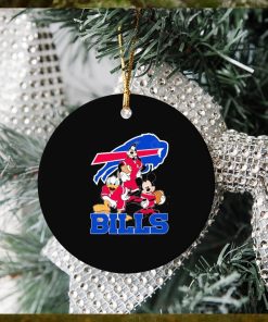 Buffalo Bills Mickey Mouse Donald Duck Goofy Baseball Ornament Christmas