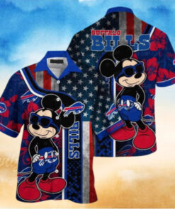 Buffalo Bills Mickey Mouse Playful Fan Custom Hawaiian Shirt