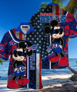 Buffalo Bills Mickey Mouse Playful Fan Custom Hawaiian Shirt