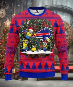 Buffalo Bills Minion Christmas Ugly Sweater