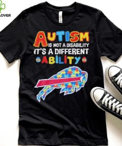 Buffalo Bills NFL Autism Is Not A Disability Shirt