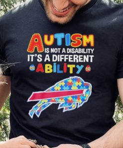 Buffalo Bills NFL Autism Is Not A Disability Shirt