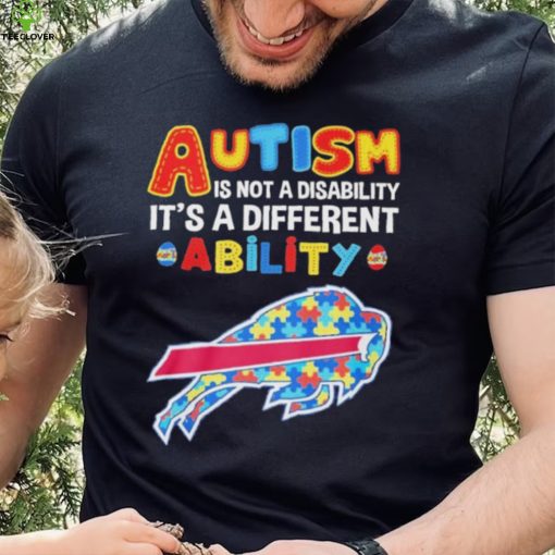 Buffalo Bills NFL Autism Is Not A Disability Shirt