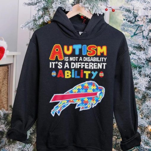 Buffalo Bills NFL Autism Is Not A Disability Shirt