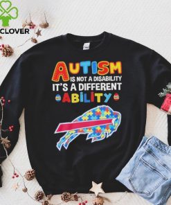 Buffalo Bills NFL Autism Is Not A Disability Shirt