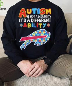 Buffalo Bills NFL Autism Is Not A Disability Shirt