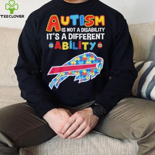 Buffalo Bills NFL Autism Is Not A Disability Shirt