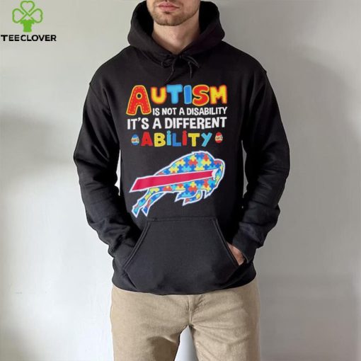 Buffalo Bills NFL Autism Is Not A Disability Shirt