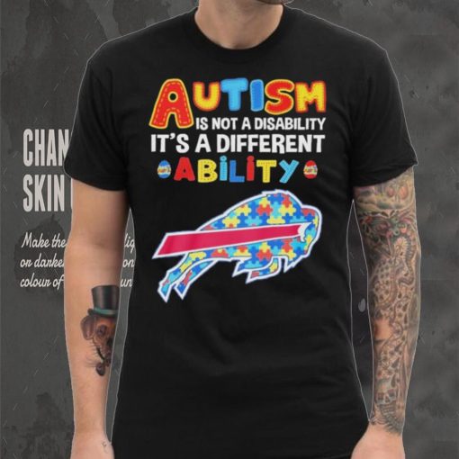 Buffalo Bills NFL Autism Is Not A Disability Shirt