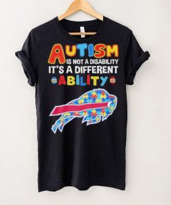 Buffalo Bills NFL Autism Is Not A Disability Shirt