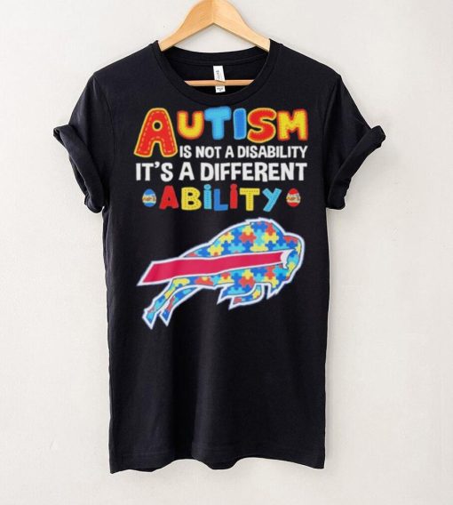 Buffalo Bills NFL Autism Is Not A Disability Shirt