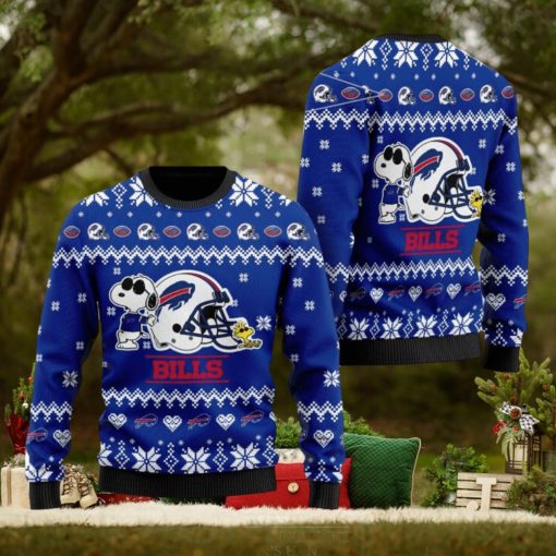Buffalo Bills NFL Cute The Snoopy Show Football Helmet Ugly Christmas Sweater