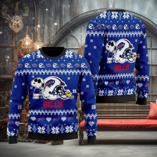 Buffalo Bills NFL Cute The Snoopy Show Football Helmet Ugly Christmas Sweater